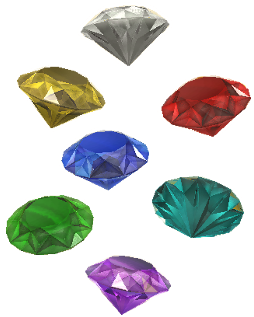 Chaos Emeralds - Sonic Riders Chaos Emeralds (518x479), Png Download