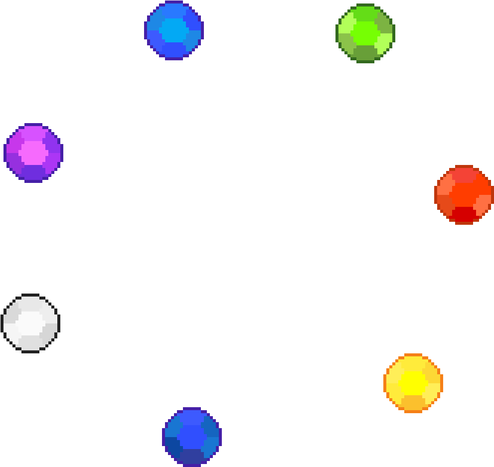 Chaos Emeralds (1200x1200), Png Download