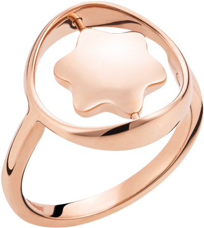 Montblanc Ring In Pink Gold (450x450), Png Download