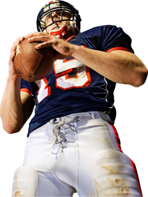 American Football Player Png - Jogador De Futebol Americano Em Png (300x400), Png Download