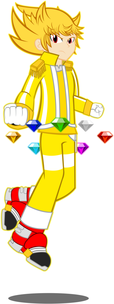 Trungtranhaitrung, Barely Pony Related, Chaos Emerald, - Trungtranhaitrung Sonic In Equestria Girls Commission (485x1024), Png Download