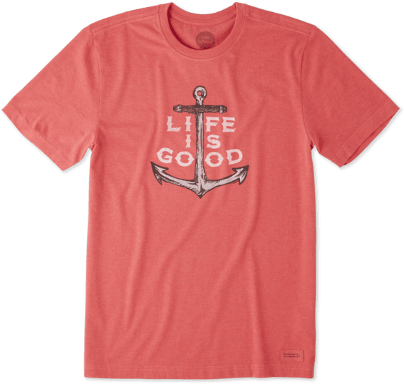Men's Nautical Anchor Crusher Tee - Dri-fit (570x570), Png Download