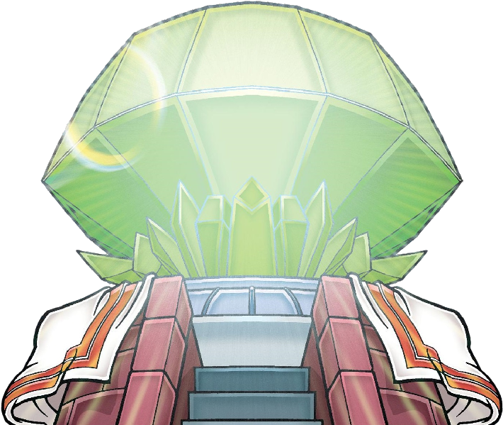 After Many Years Very Few Echidna Are Still Around - Sonic Master Emerald (500x413), Png Download