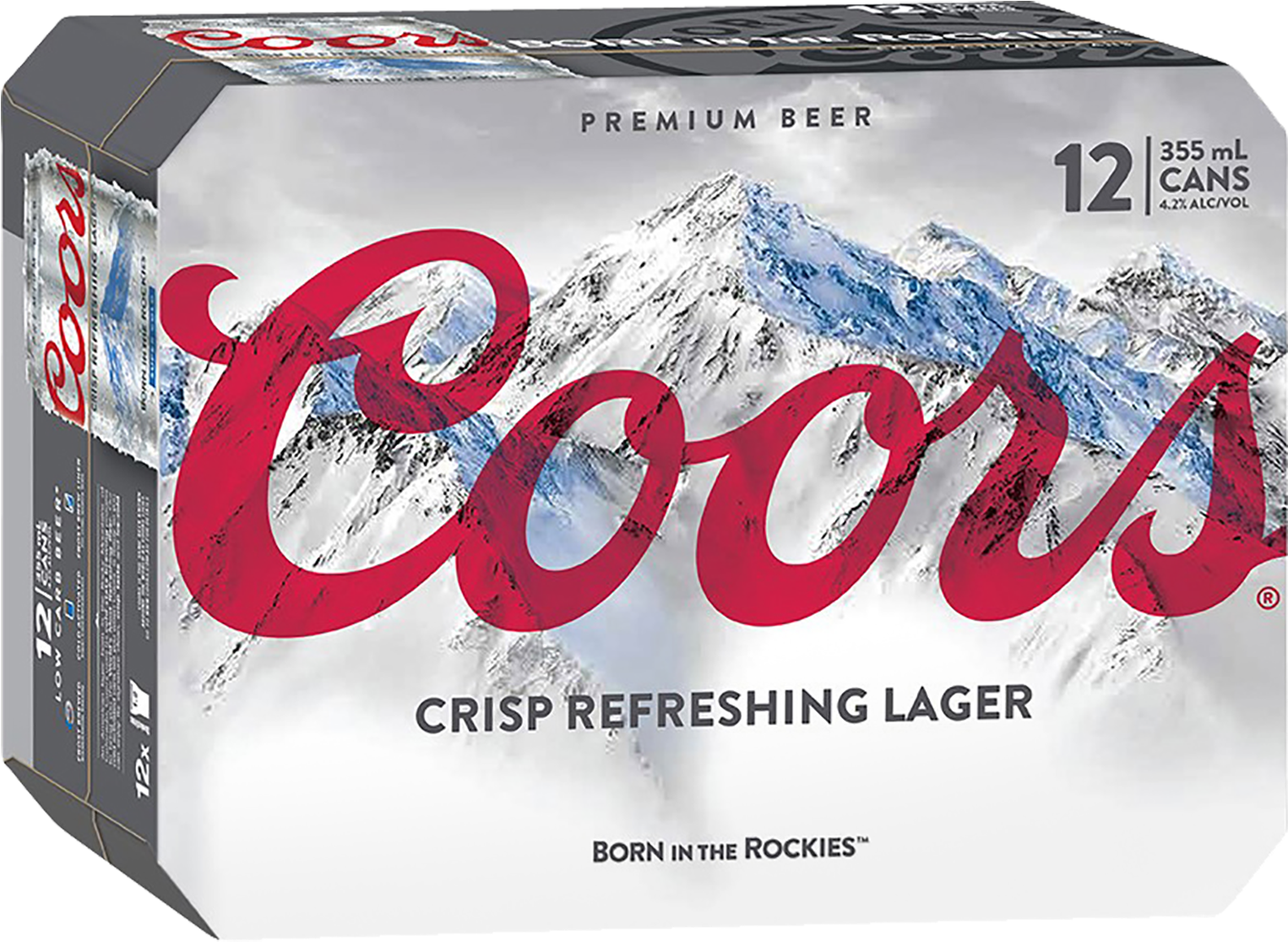 Coors Lager Cans 12 Pack - Coors 12 Pack Cans (1600x2000), Png Download