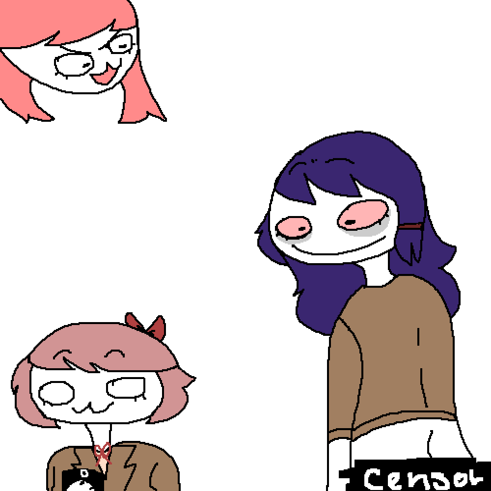 Yuri Has A Bi G Butt - Cartoon (1000x1000), Png Download