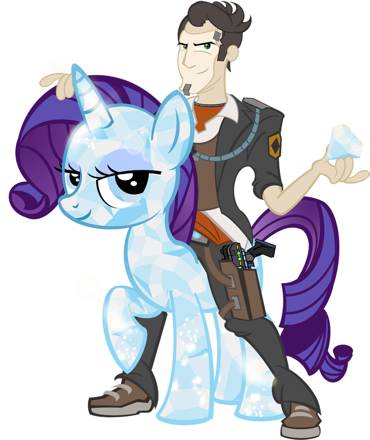 Pixelkitties, Borderlands, Borderlands 2, Butt Stallion, - Хэндсом Джек (784x954), Png Download