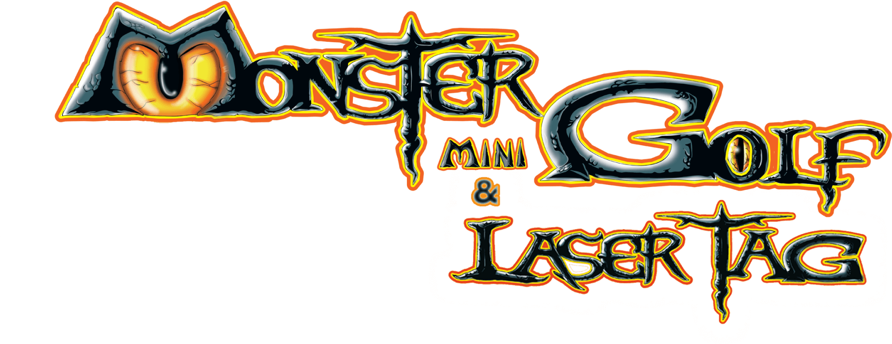 Monster Mini Golf San Antonio - Monster Mini Golf Logo (2000x813), Png Download