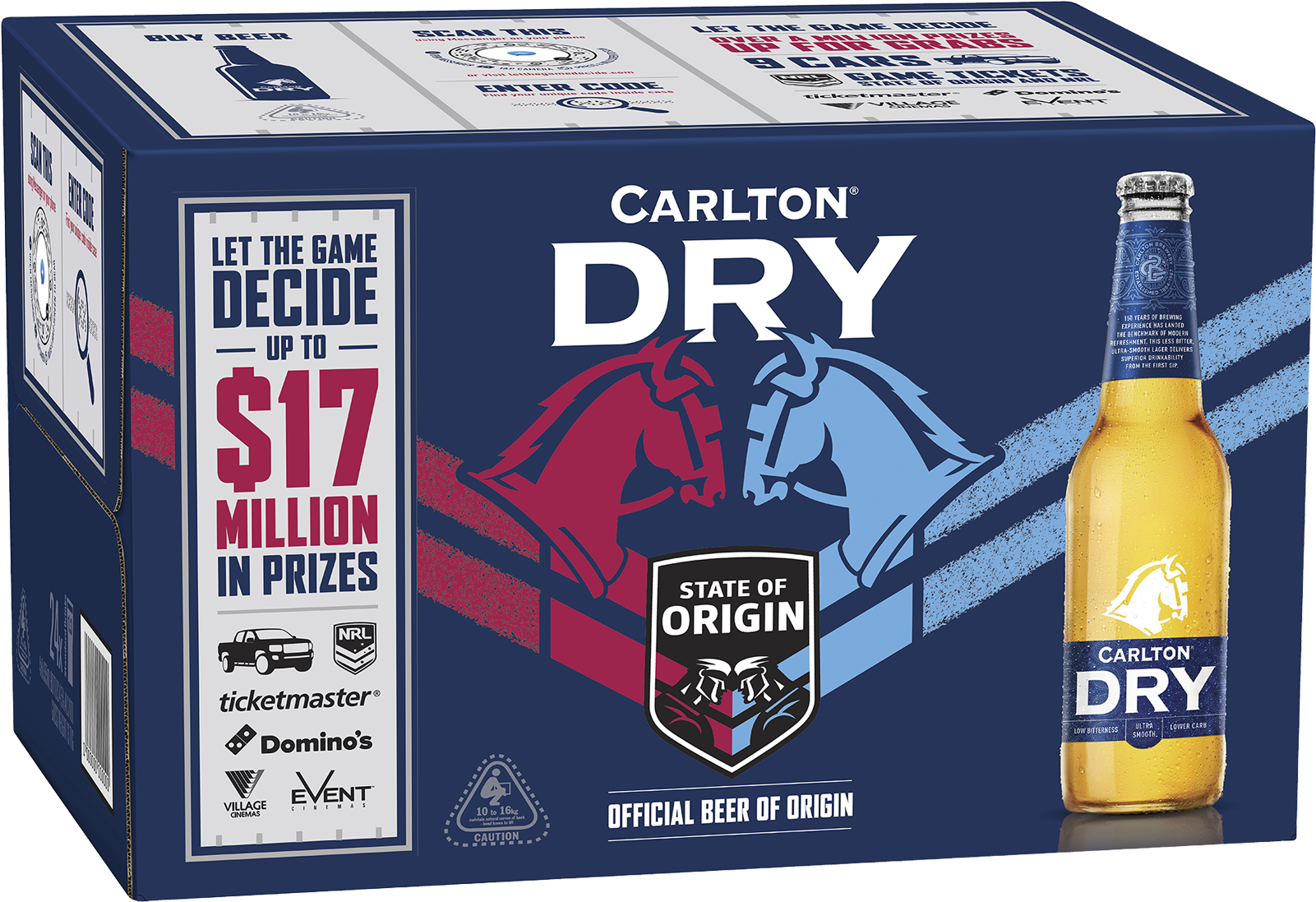 Carlton Dry Bottles 355ml 24 Case - Carlton Dry Case (1600x2000), Png Download