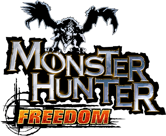 Monster Hunter Freedom Logo - Monster Hunter Logo Png (580x475), Png Download