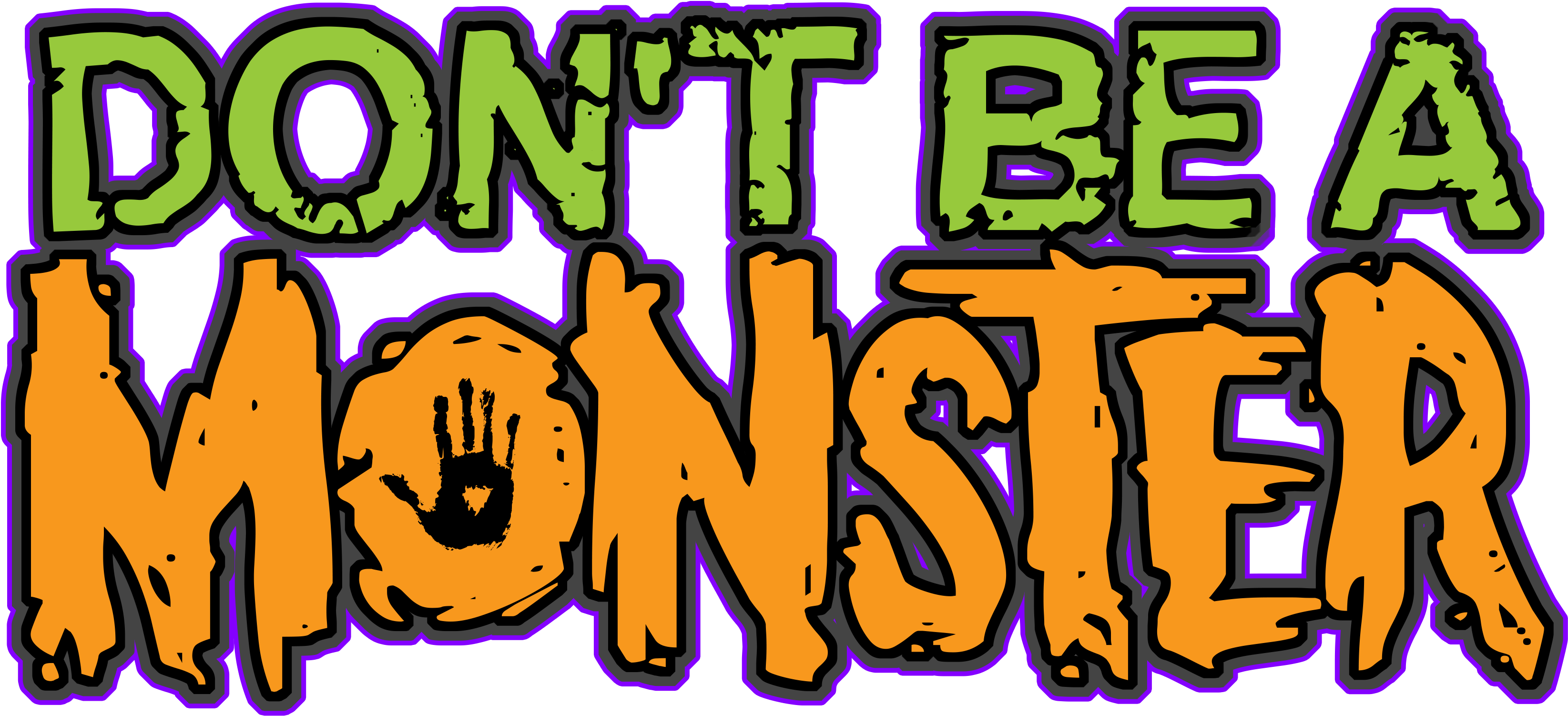“'don't Be A Monster's' Program Is Highly Effective,” - Blood (3500x1608), Png Download