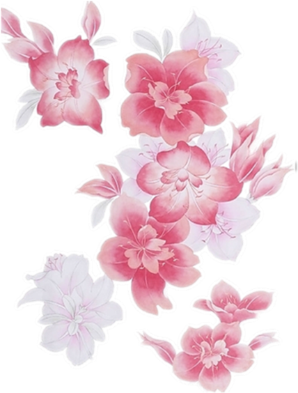 Share This Image - Cherry Blossom Watercolour Flower Png (450x600), Png Download
