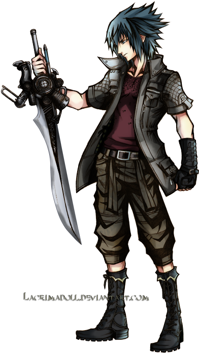 Noctis Lucis Caelum Drawn By Eun Se - Noctis By Tetsuya Nomura (500x766), Png Download