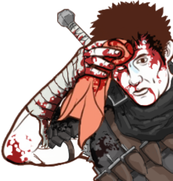 420kib, 600x600, Fbf - Sweating Towel Guy Guts (600x600), Png Download