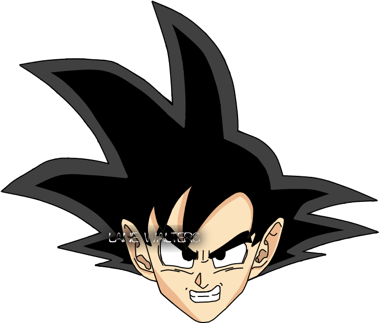 Goku Head Png - Goku Head Transparent (759x670), Png Download