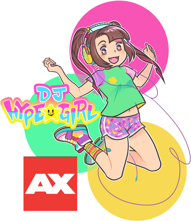 Promo Image To Announce I'm Djing For Anime Expo Playing - Disc Jockey (868x1008), Png Download