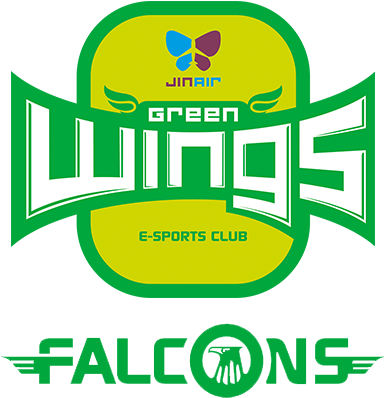 Jin Air Green Wings Falcons - Jin Air Green Wings Png (400x400), Png Download