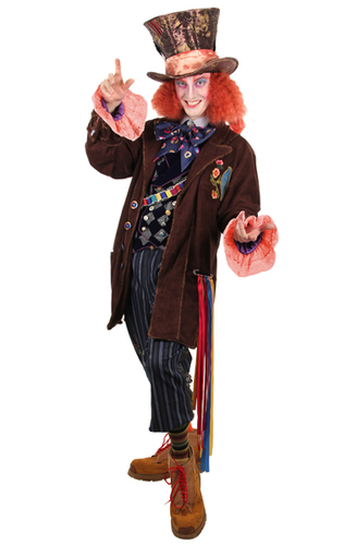 Alice Through The Looking Glass - Mad Costume Outfits By Elope - Mad Hatter Tea Party (500x500), Png Download