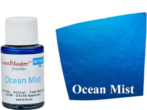 Gourdmaster Metallic Gourd Ink - Ink (1200x600), Png Download