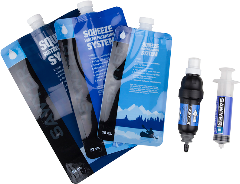 Sp131 - Sawyer Point One Squeeze Water Filter System (800x800), Png Download