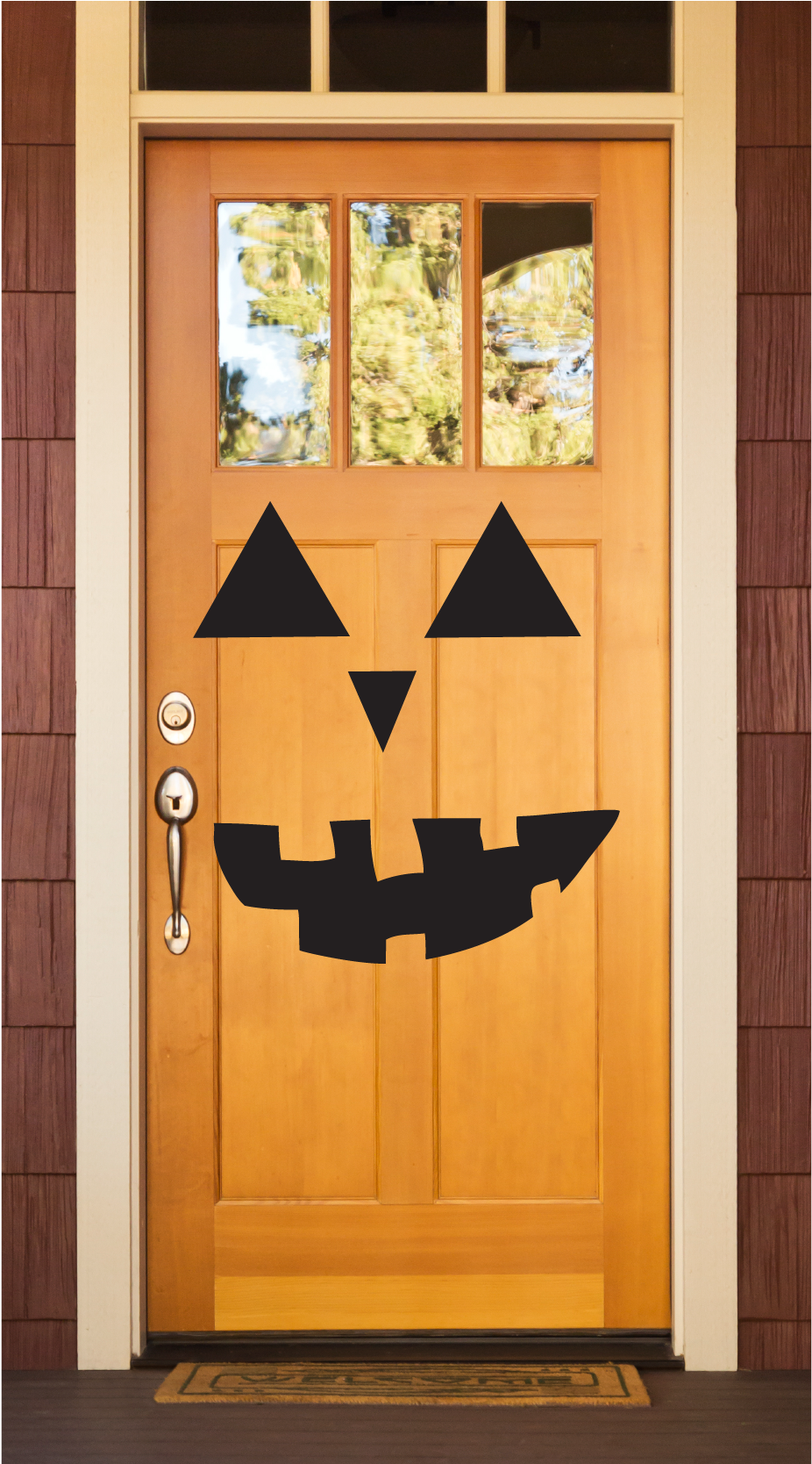 Jack O' Lantern Face Door - Hampton Bay 1001 406 915 Wireless Battery Powered Doorbell (1875x1875), Png Download