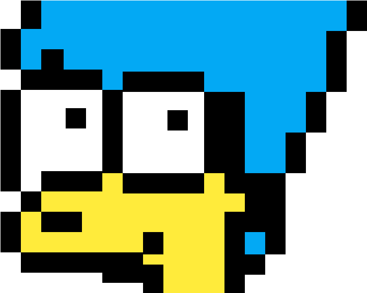 Marge Simpson - Pixel Art Minecraft Marge Simpson (1024x576), Png Download