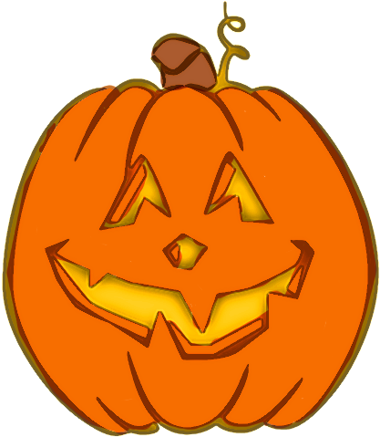 Clip Art Free Stock Halloween Jack O Lantern Clipart - Halloween Jack O Lantern Clipart (439x500), Png Download