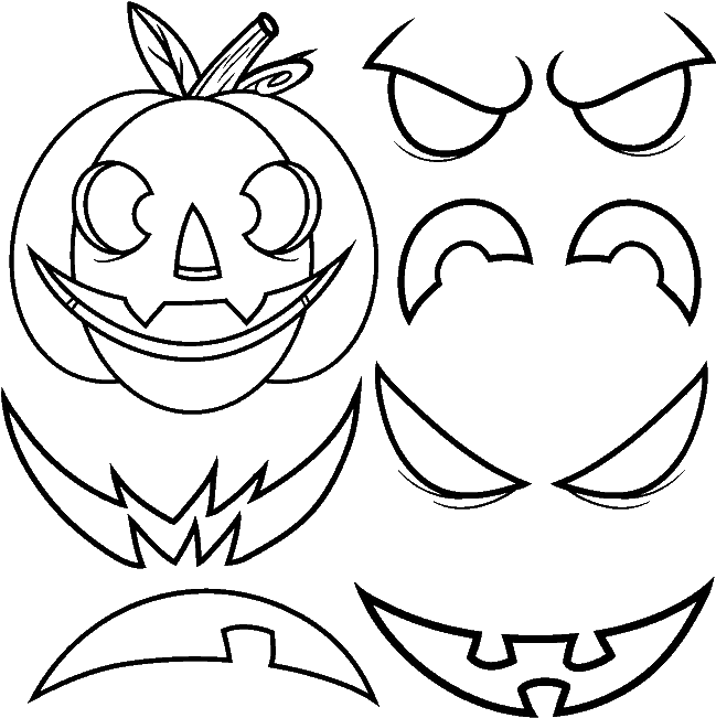 How To Draw Jack O Lantern - Drawing Of Jack O Lantern (680x694), Png Download