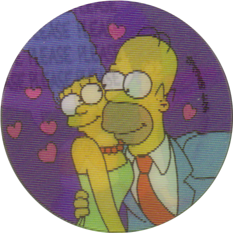 Tazos > Series 1 > 141 180 The Simpsons Magic Motion - The Simpsons (500x500), Png Download