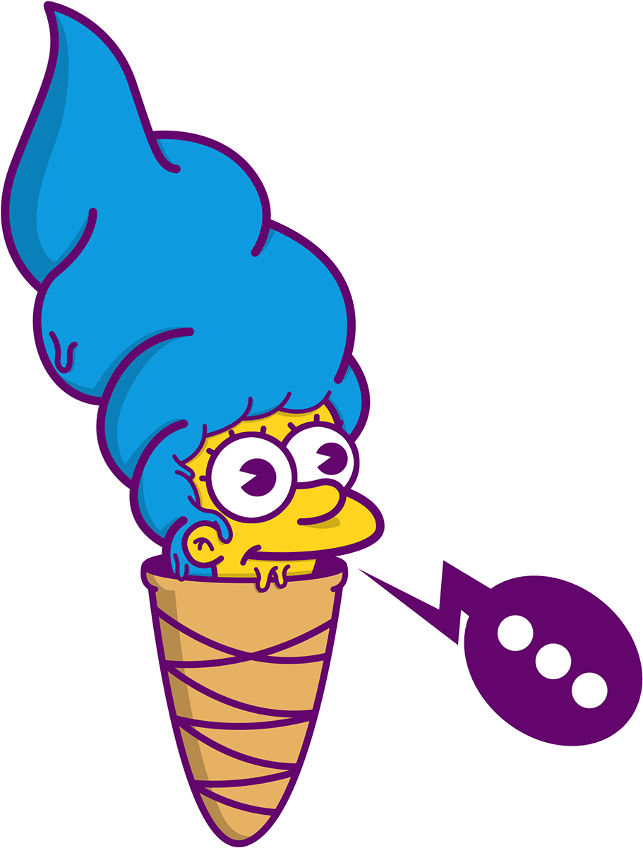 The Simpsons's Alternate Reality On Behance - Simpsons Behance (1200x1400), Png Download