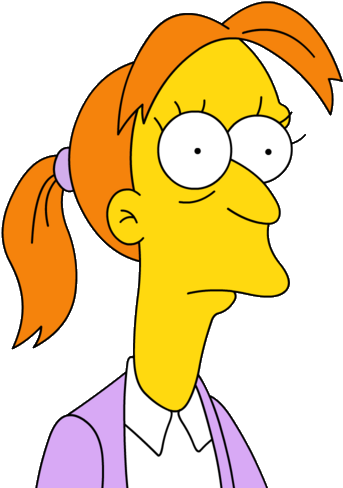Ms - Phipps - Ms Phipps Simpsons (500x500), Png Download