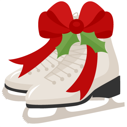 Ice Skates Png - Christmas Ice Skates Clipart (432x432), Png Download