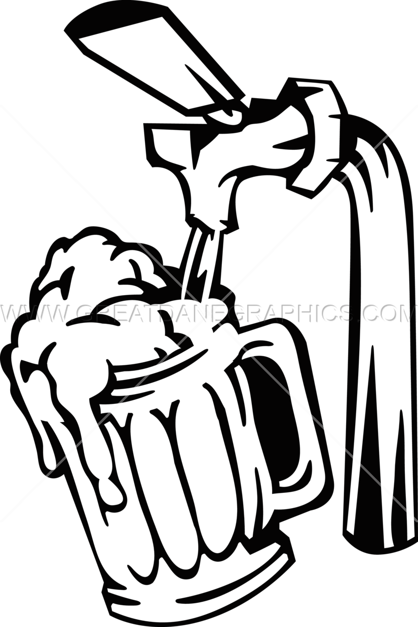 Beer Tap Drawing At Getdrawings - Vector Clipart Png Vector Beer Png (825x1239), Png Download