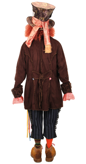 Mad Hatter Cosplay Costume Back - Costume (600x600), Png Download