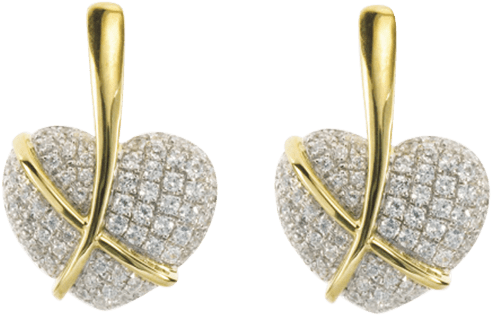 Diamond Content, - Earrings (500x500), Png Download