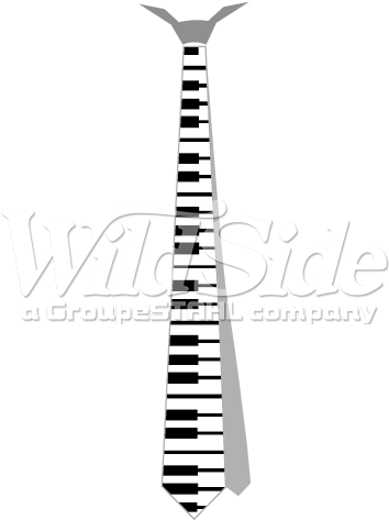 Piano Keys Tie - Corbata Piano (525x525), Png Download