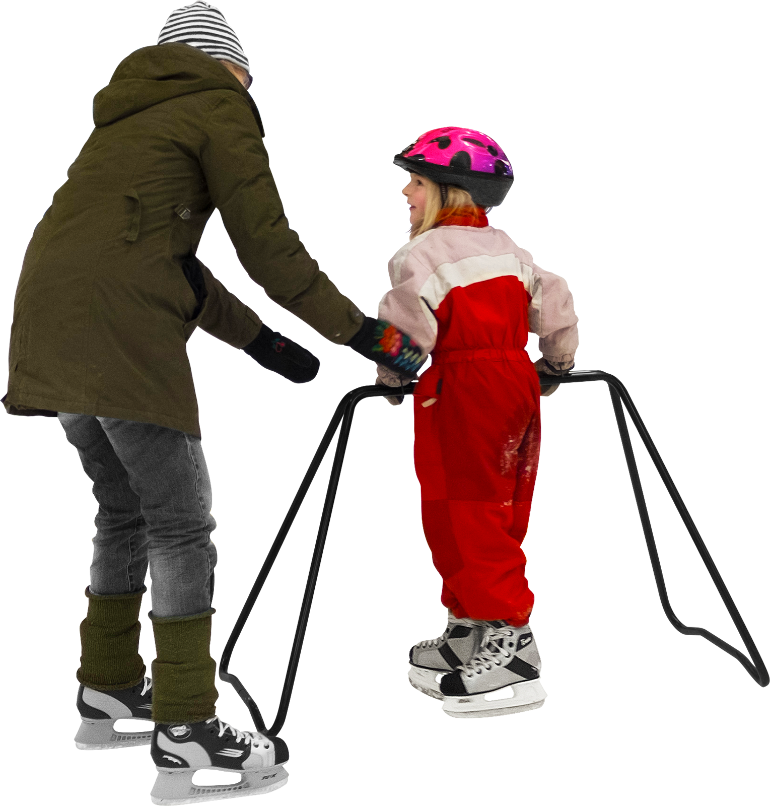 #308 - People Ice Skating Png (1529x1600), Png Download