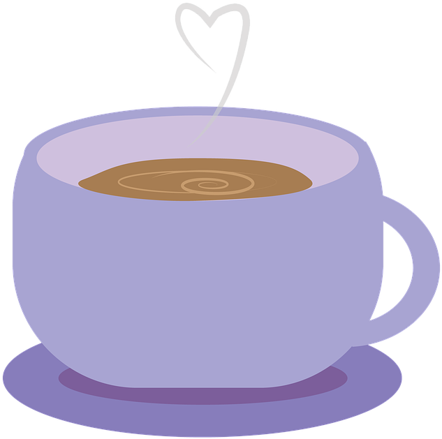Purple Coffee Cup - Coffee (720x720), Png Download