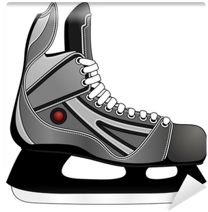 Cartoon Hockey Skates (400x400), Png Download