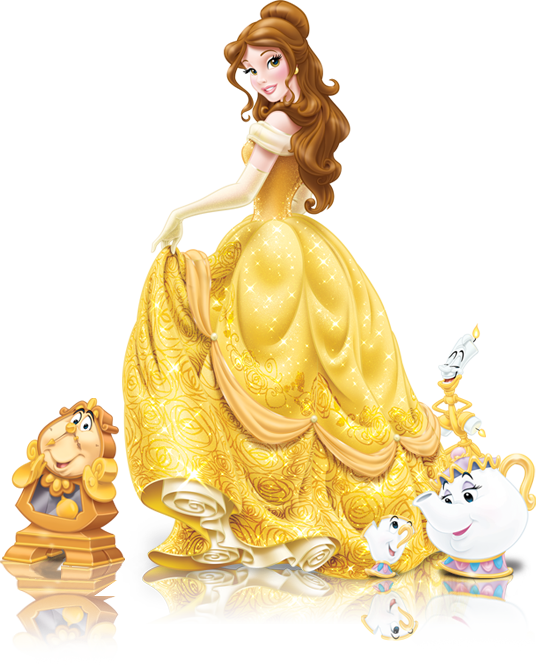 Belle Png Image - Disney Princess Belle (536x665), Png Download