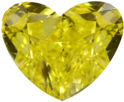 Yellow Heart Crystal (498x498), Png Download