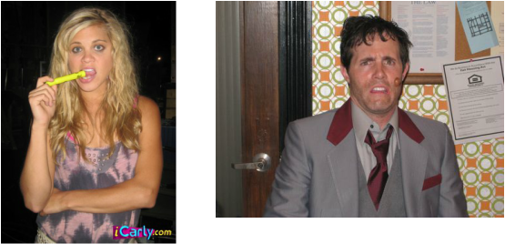 Ginger Fox Lewbert - Ginger Fox Victorious (555x268), Png Download