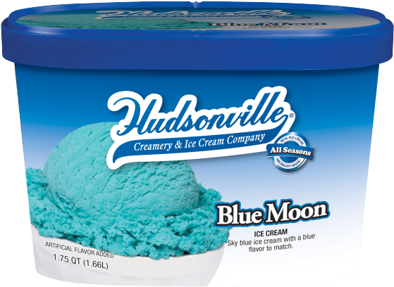 Hudsonville Blue Moon Ice Cream, 56 Oz - Hudsonville Ice Cream (600x448), Png Download