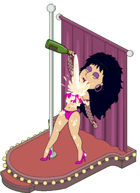Bunny Transparent Pole Dancing - Bonnie Art Family Guy (524x684), Png Download