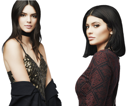 Kendall Jenner Png Photos - Kendall And Kylie Png (436x350), Png Download