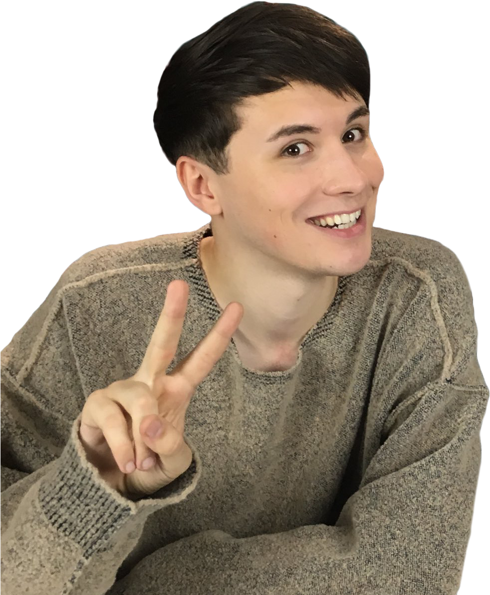 Transparent Dan And Phil Pngs A Few Transparents Of - Dan And Phil Png (1001x1285), Png Download