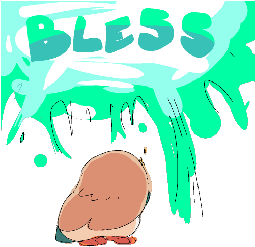 Default Bless - Illustration (500x500), Png Download