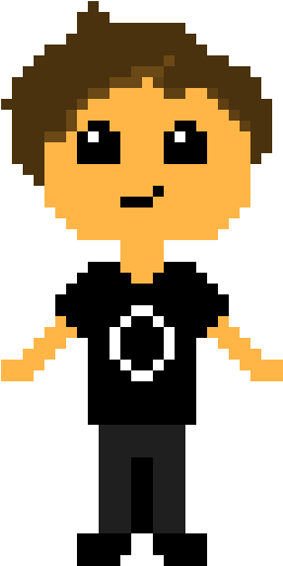 Dan Howell - Dan Howell Pixel Art (490x670), Png Download