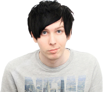 Dan Has 3,460,000 Subscribers To His Youtube Channel, - Phil Lester (530x411), Png Download