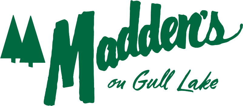 Madden's On Gull Lake Logo (801x351), Png Download