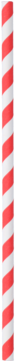 Straw Paper 8x255mm Red/white - Red White Straw (360x360), Png Download